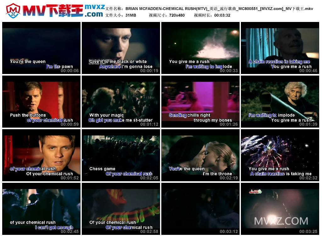 BRIAN MCFADDEN-CHEMICAL RUSH(MTV)_英语_流行歌曲_MC800551